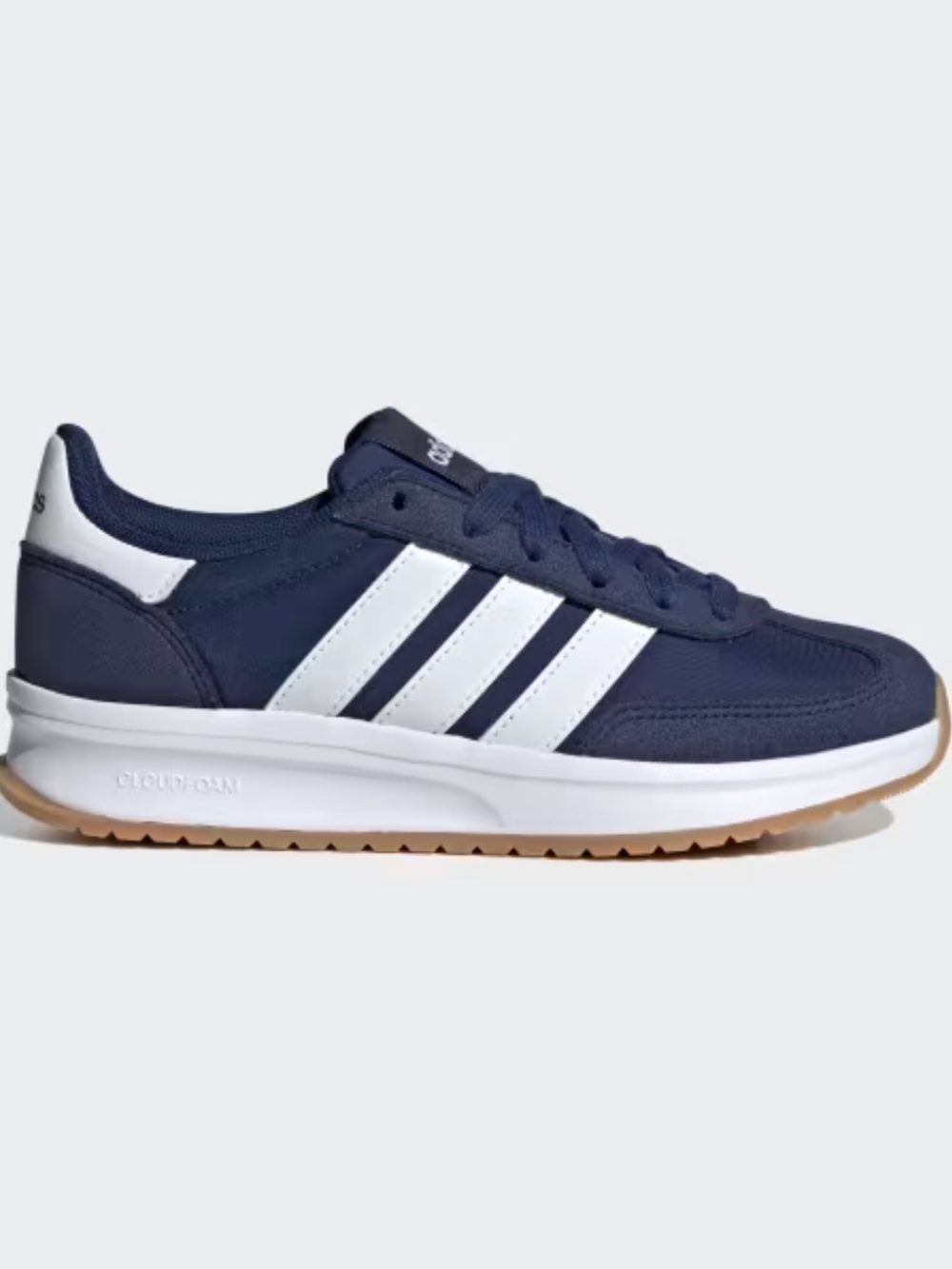 adidas Run 70s 2.0 dark blue/cloud white - women’s size 6 - kids size 4/4.5